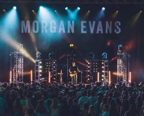 Morgan Evans works with Elite Multimedia Productions