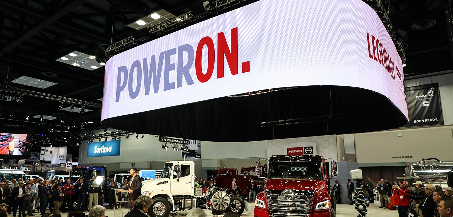 Hon Truck trade show corporate reveal