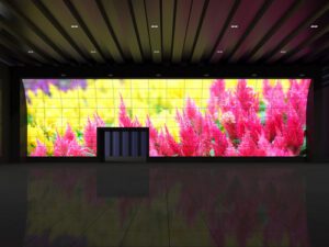 Large 3d video wall